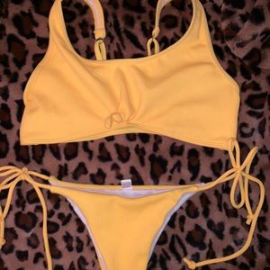 Yellow bikini
